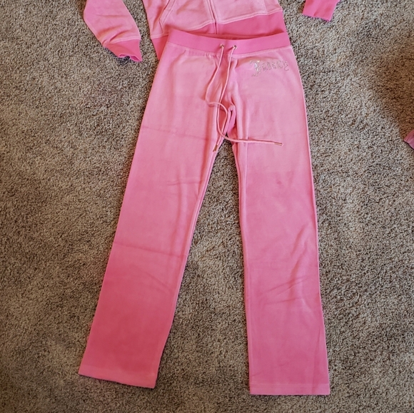 Juicy Couture Bling logo Velour tracksuit - Picture 9 of 11
